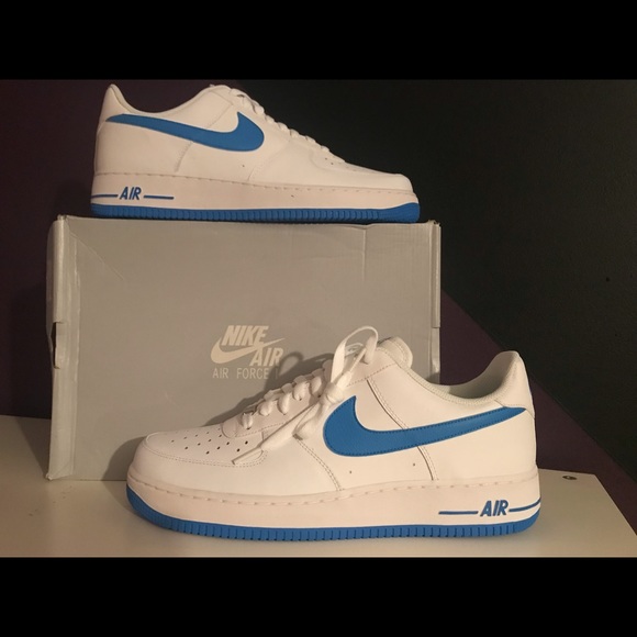 air force ones with blue check